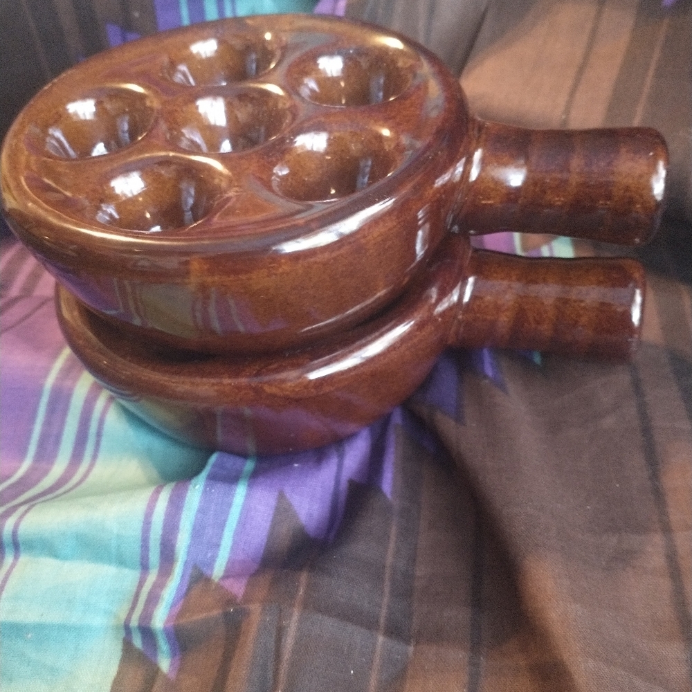 2 ROLAND BRAND ESCARGOT PLATES - Picture 8 of 8